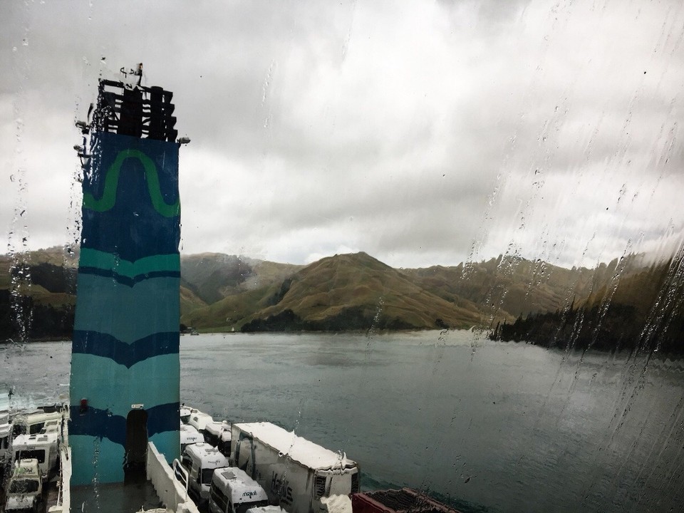 Neuseeland - Picton - Bestes Wetter, leider nicht viel zu sehen vom wohl wunderschönen Marlborough Sound 