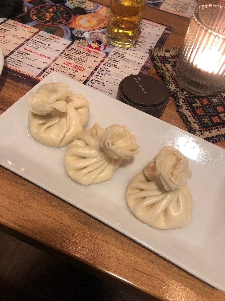 Poland - Gdańsk - Dumplings, Georgian restaurant
