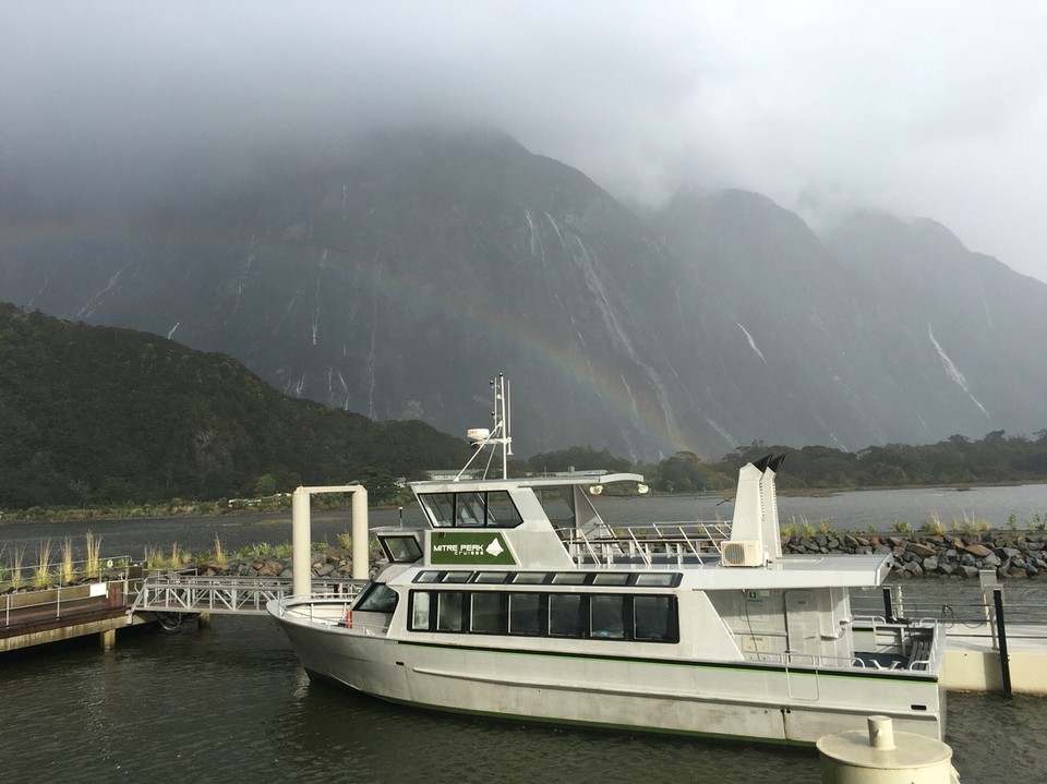 New Zealand - Milford Sound - Es wäre nicht Neuseeland wenn da nicht Regenbogen wären ;)