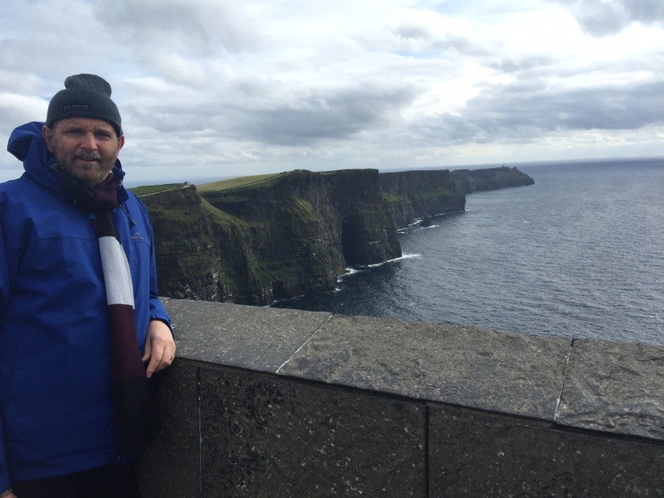  - Ireland, Cliffs of Moher - Cliffs of Moher, Wild Atlantic Road. Main platform. South Cliffs toward Hags Head. 