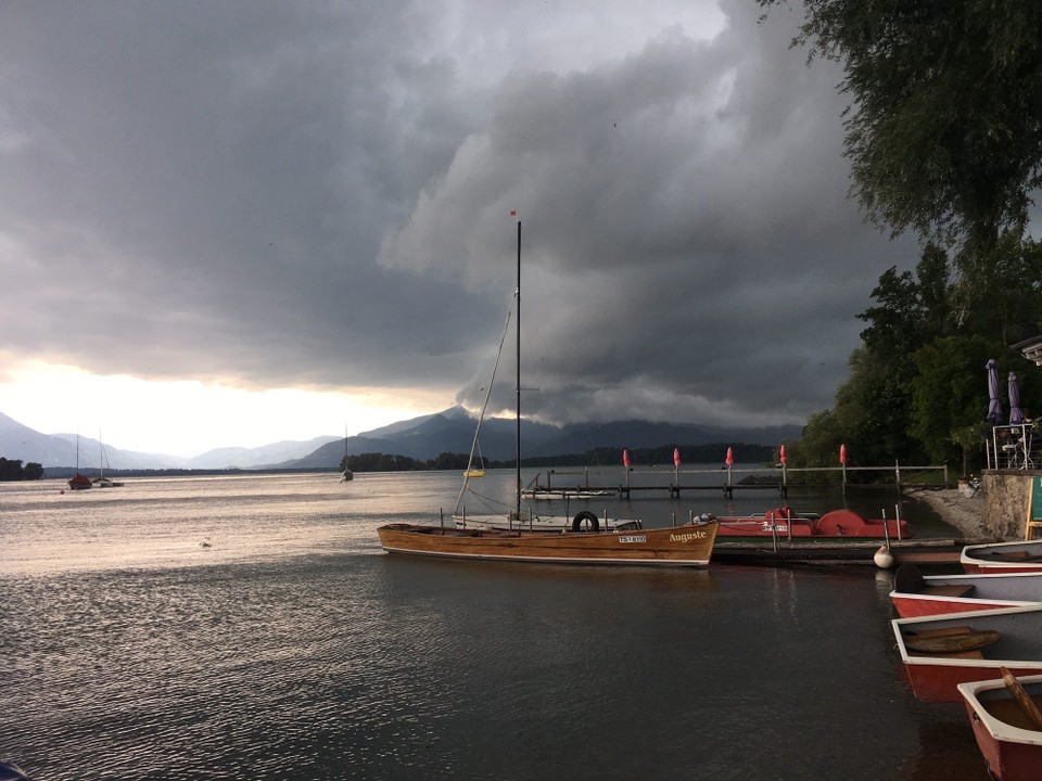 Deutschland - Chiemsee - Nahendes Unwetter 