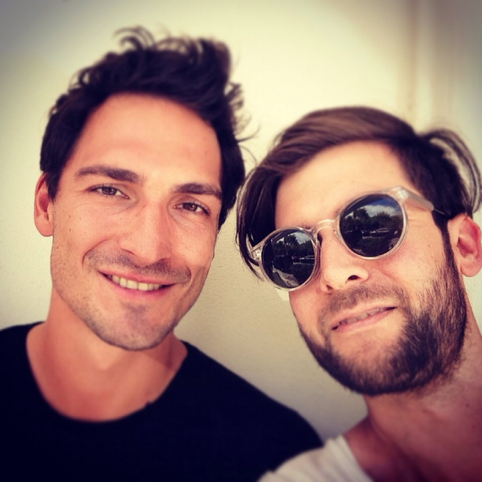Frankreich - St-Tropez - Auch auf Shopping Tour: Frisch gebackener Weltmeister 2014, Matts Hummels