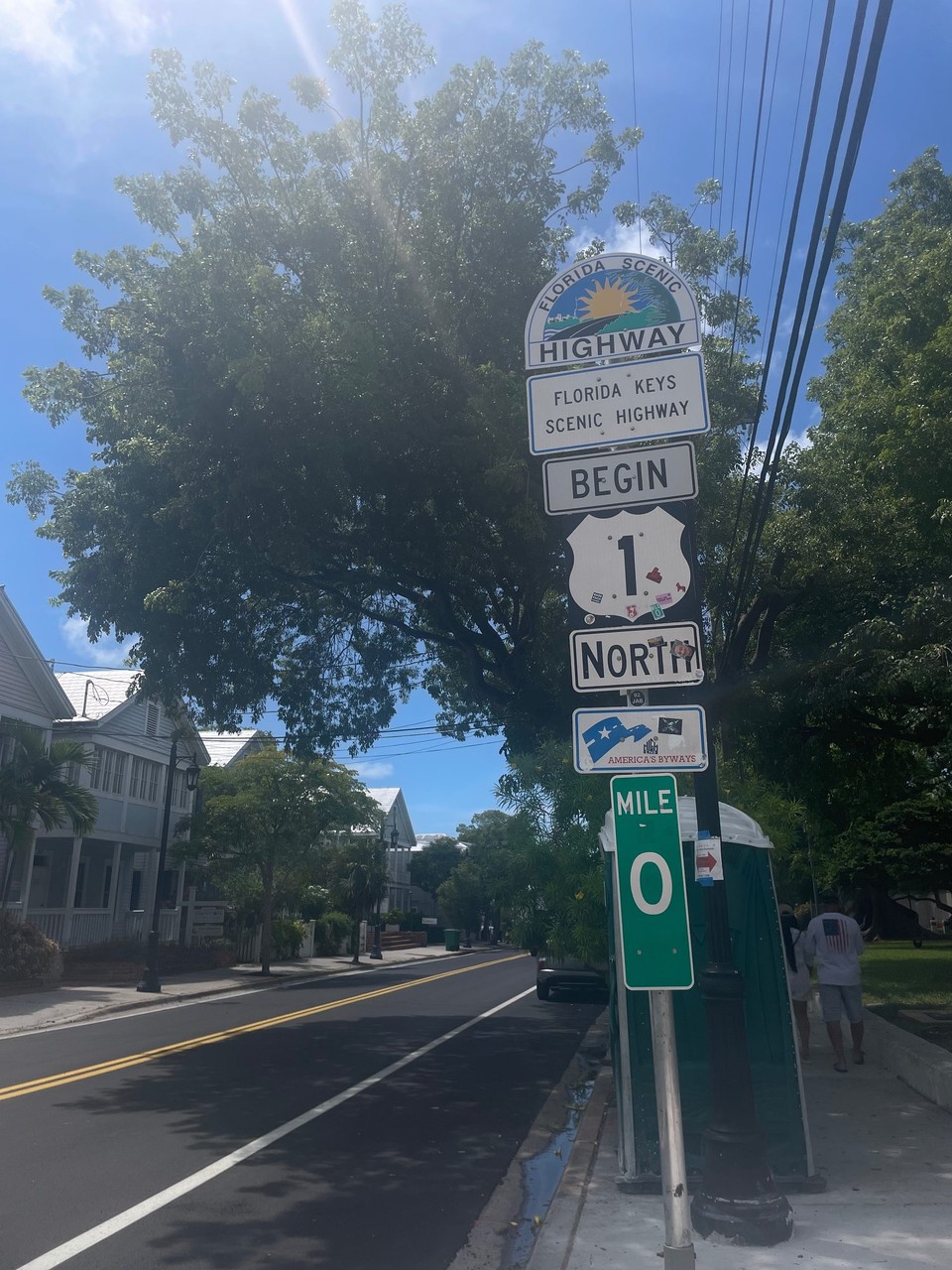 United States - Miami - einzige Strasse nach Keywest