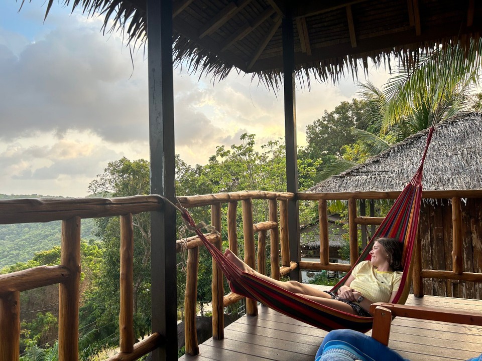 Thailand -  - In der Hängematte kann man auch wunderbar die Aussicht genießen
