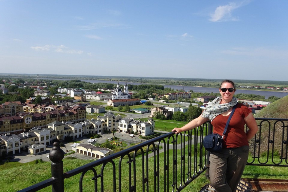 Russia - Tobolsk - View of the old town from the Kremlin