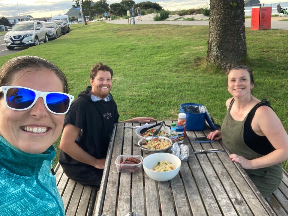 Neuseeland - Matamata - Erst schwimmen im Meer und dann Abendessen am Strand - Leben im Paradies 🤩