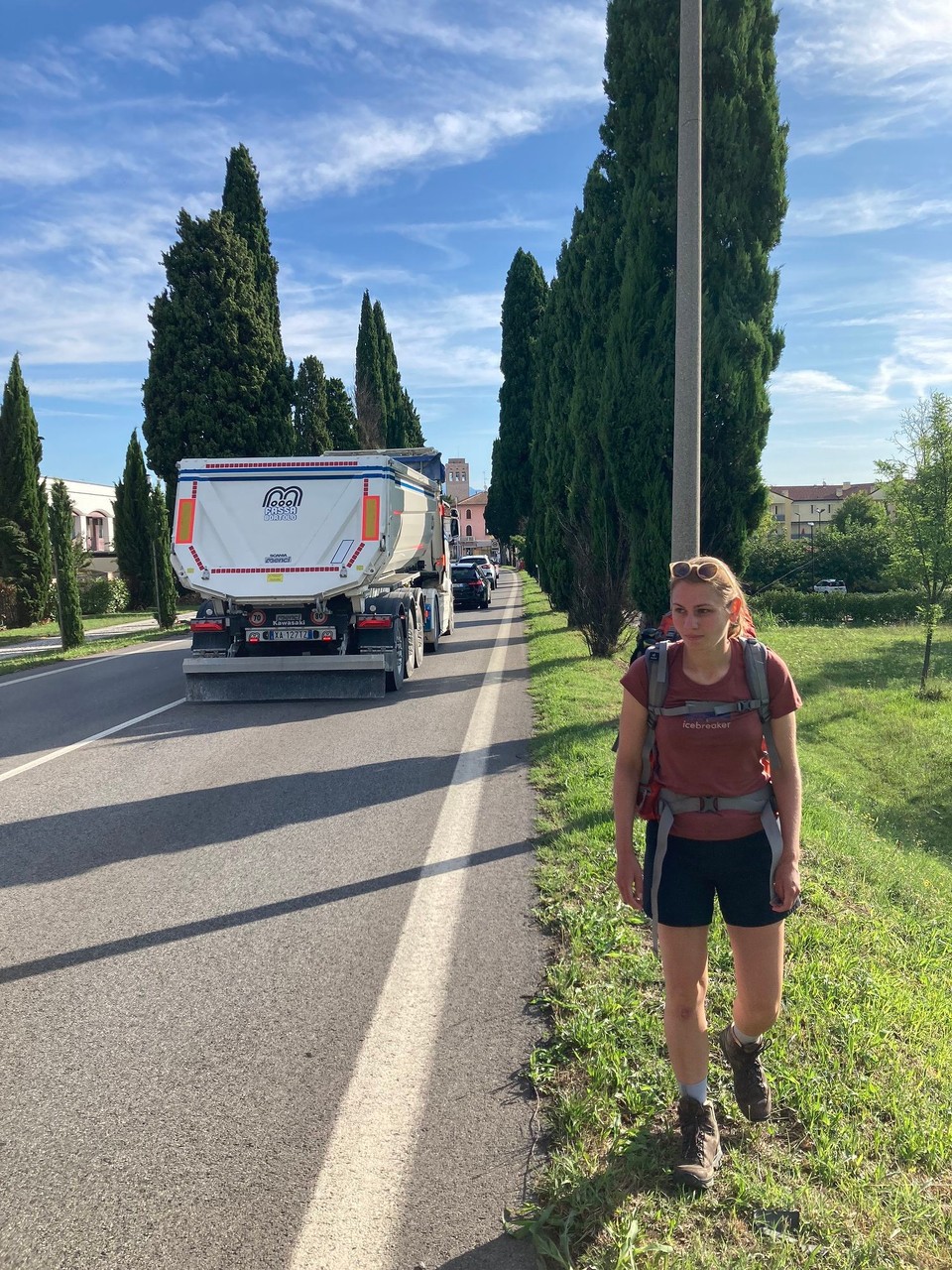 Italien - Breda di Piave - An der Straße bis zur Brücke 