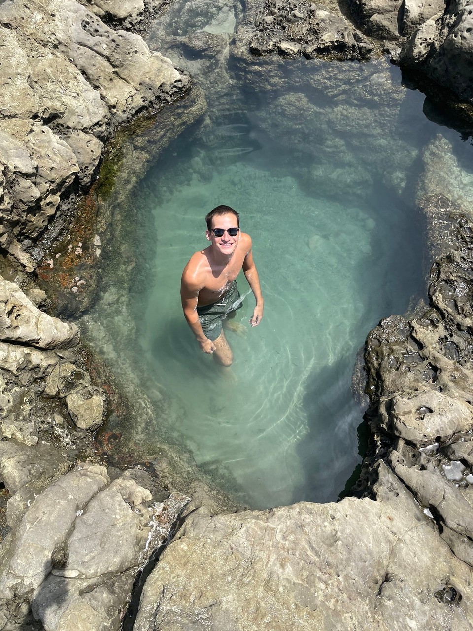 Costa Rica -  - unser Lieblingsort, ein Rockpool der so gross war, dass wir darin schwimmen konnten