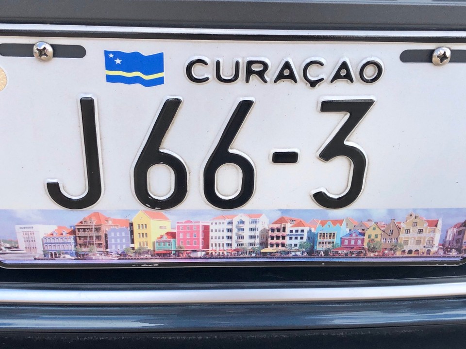 Curaçao - Willemstad - Auto Kennzeichen in Curacao 