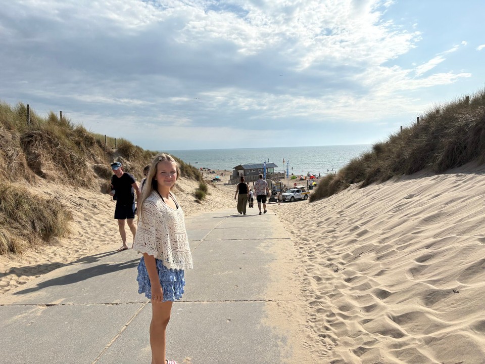 Niederlande - Julianadorp - Auf dem Weg durch die Dünen zur Nordsee