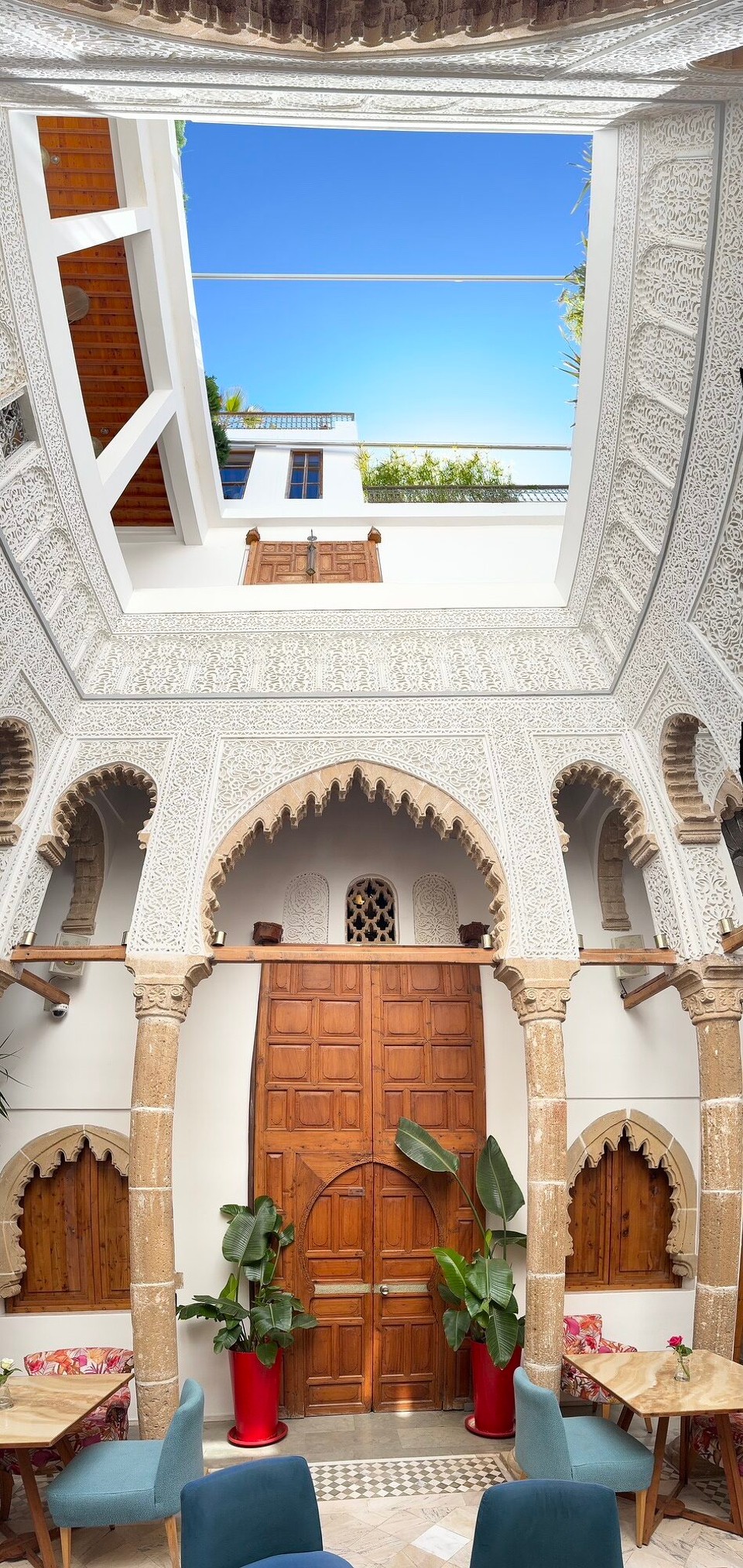 Marokko - Rabat - Die Innenhöfe der Häuser sind einfach wundervoll und sehr individuell.