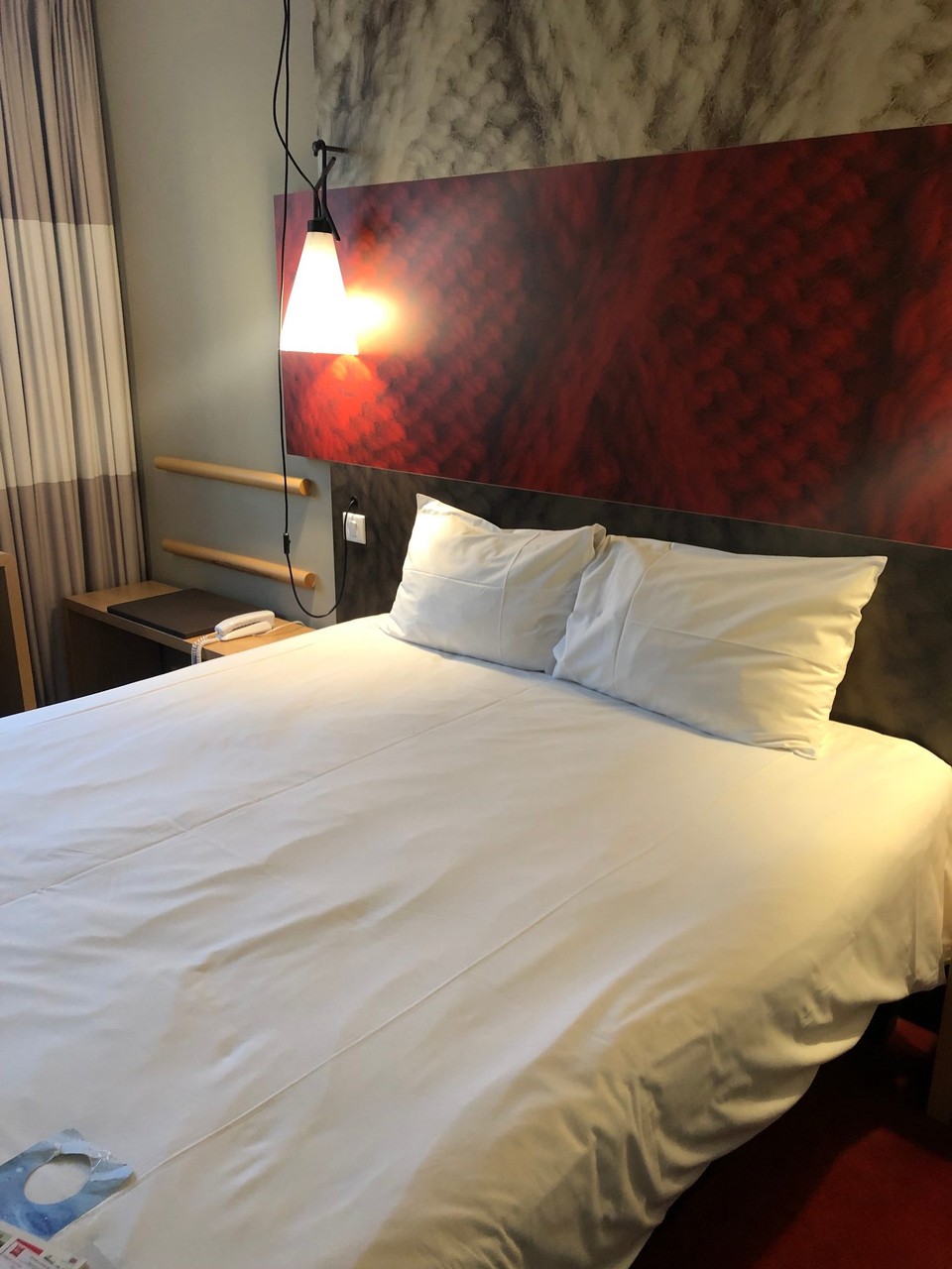 Poland - Gdańsk - The bed on our hotel room