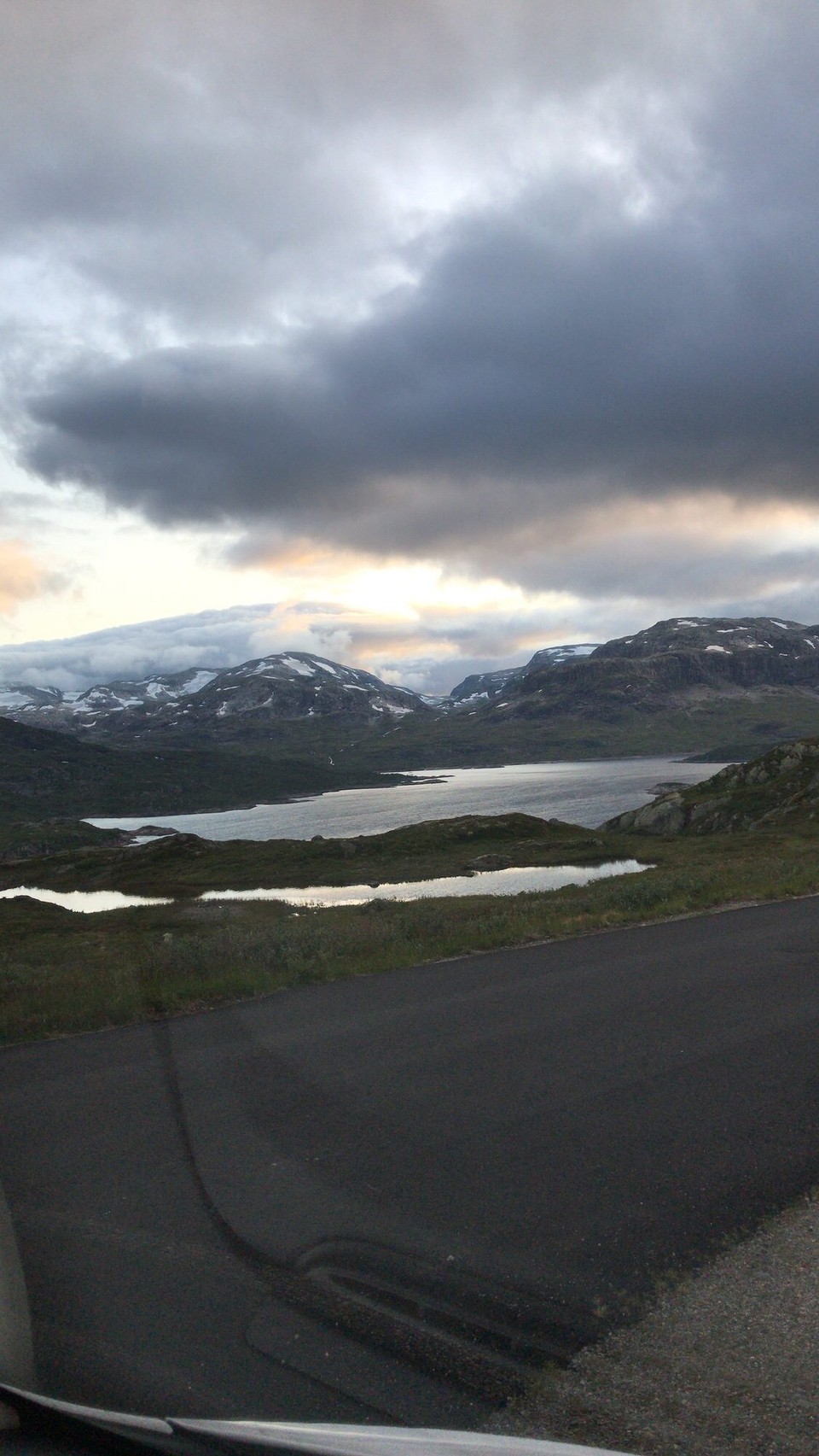 Norwegen - Edland - Unser Schlafplatz für heute Nacht... oh je 