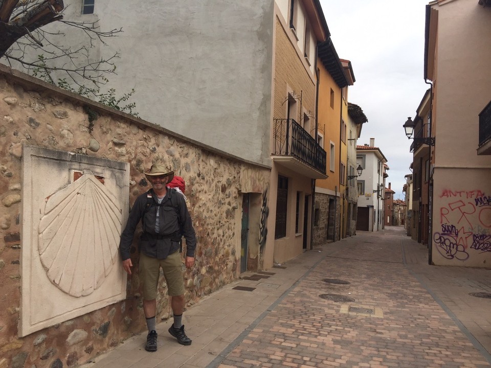 Spain - Belorado - Belorado Camino Shell on our way out