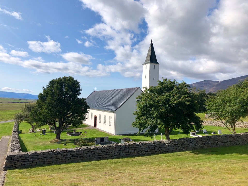 Island - Hólar - Der Dom zu Hólar.