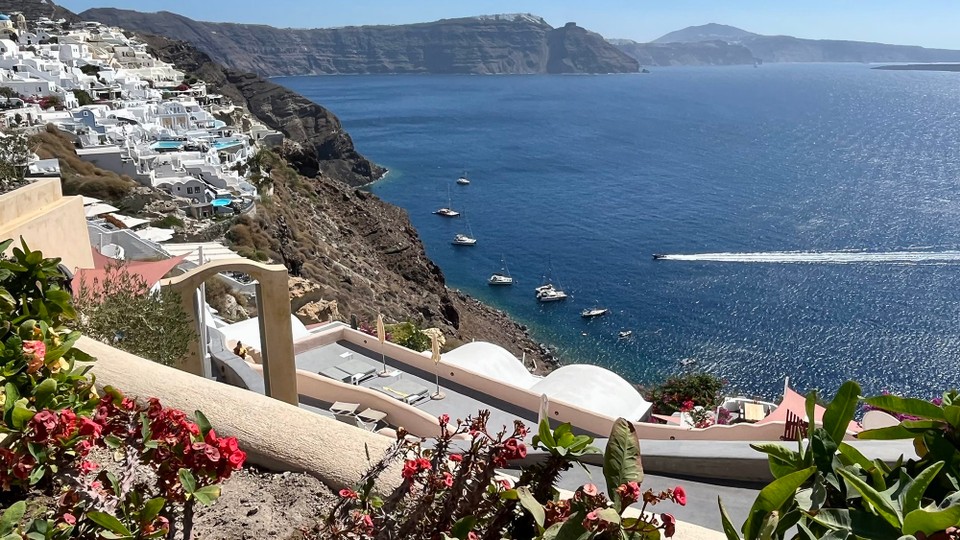 Griechenland - Thira - Kaldera Santorin 