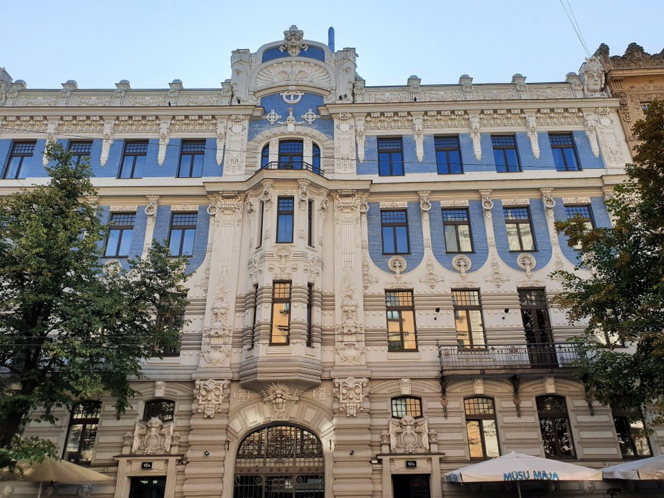 Latvia - Riga - Art Nouveau building