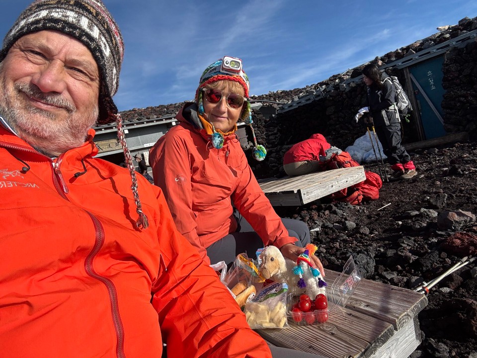 Japan - Hakone - Frühstück auf 3700 m