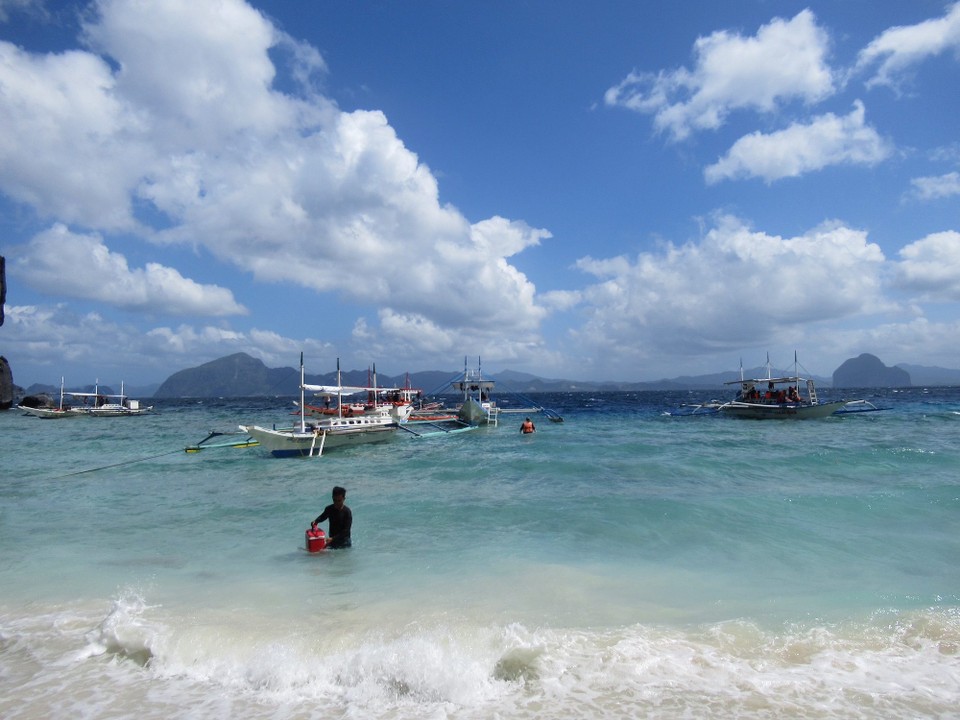 Philippinen - El Nido - Mit solchen Booten waren wir unterwegs 