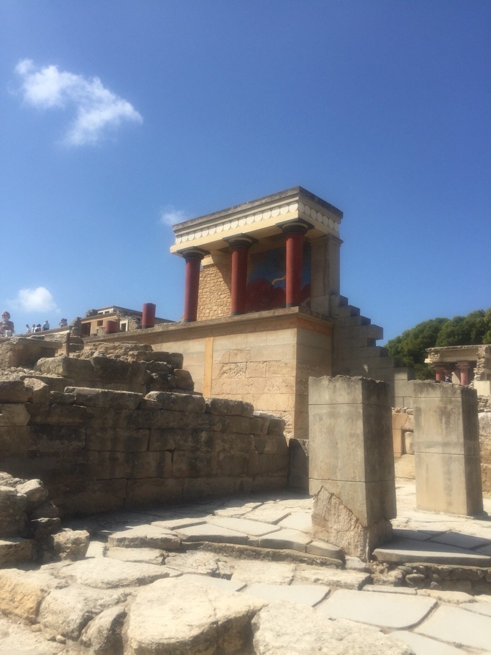 Griechenland - Chania - PALAST VON KNOSSOS, DER GRÖßTE MINOISCHE TEMPEL AUF KRETA
