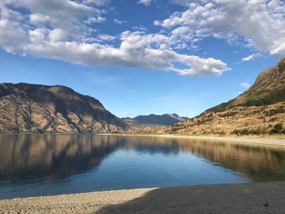 Neuseeland - Dingle Burn - Stimmung am Morgen am Lake Hawea