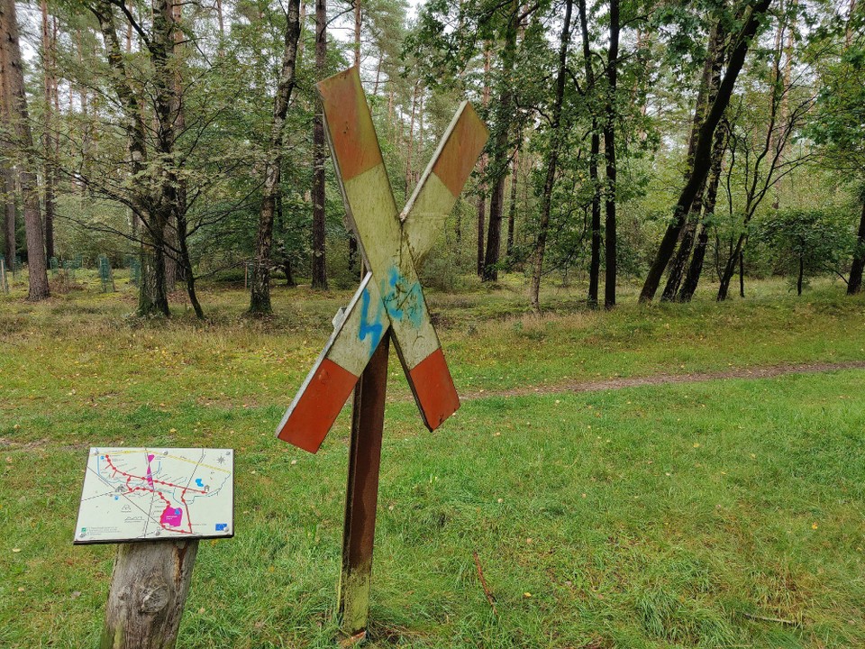 Deutschland - Bad Fallingbostel - Ein Bahnkreuz mitten im Wald