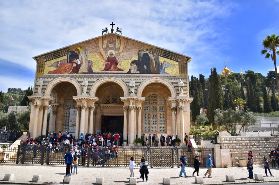 Israel - Jerusalem - Kirche der Nationen von außen 
