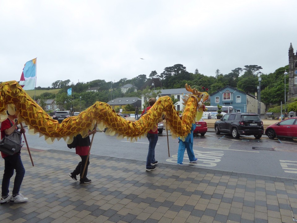 Ireland - Bantry - As well as Indian dancing and Chinese dragons, it also included Vikings!