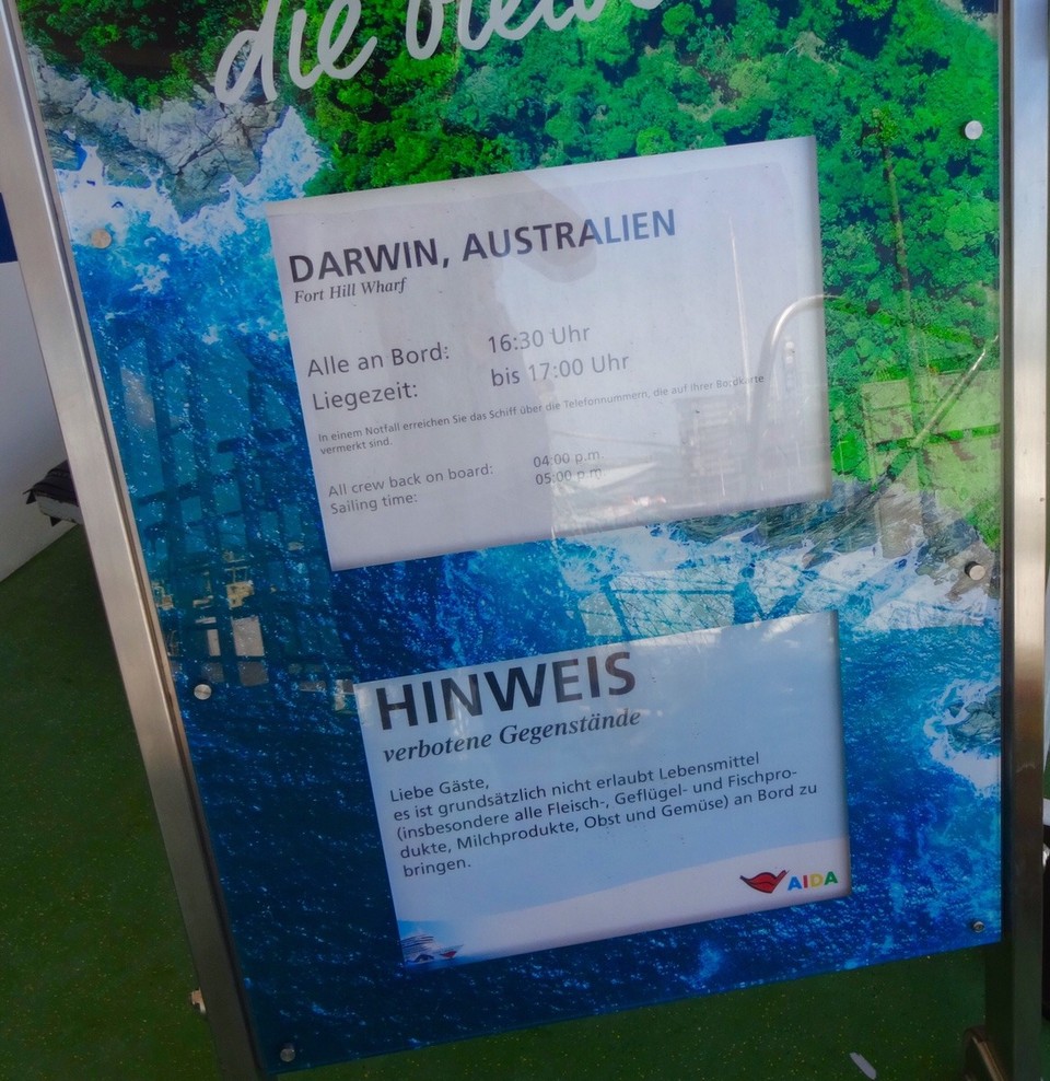  -  - Sind zum Kurzbesuch in Darwin angekommen 
