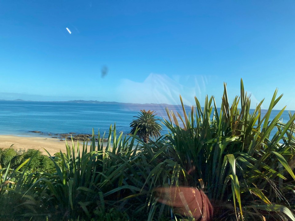 Neuseeland - Waipu - Ein letzter Blick zurück nach Tokerau Beach