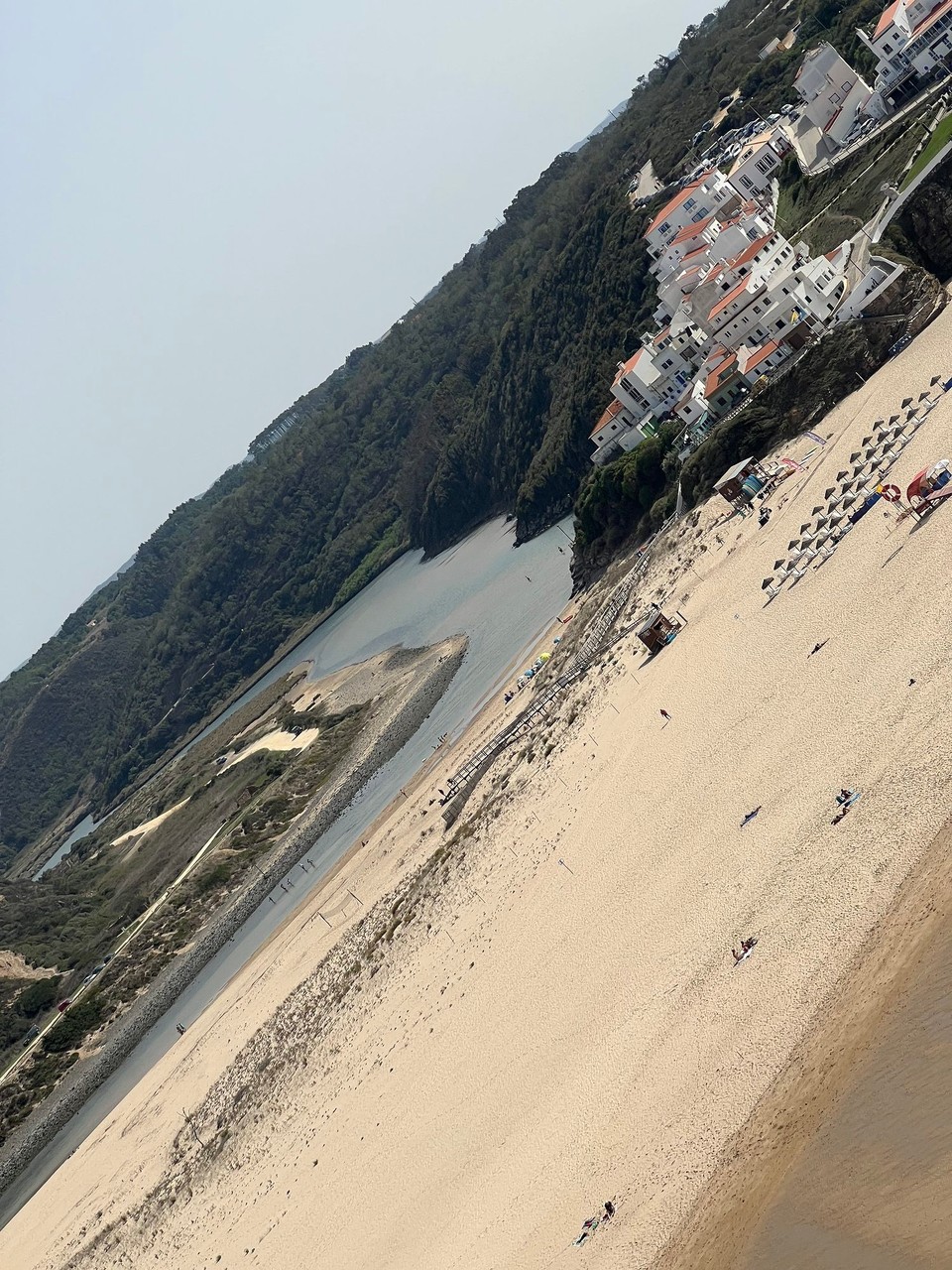 Portugal - São Teotónio - Strand zwischen Flusslauf und Atlantik 