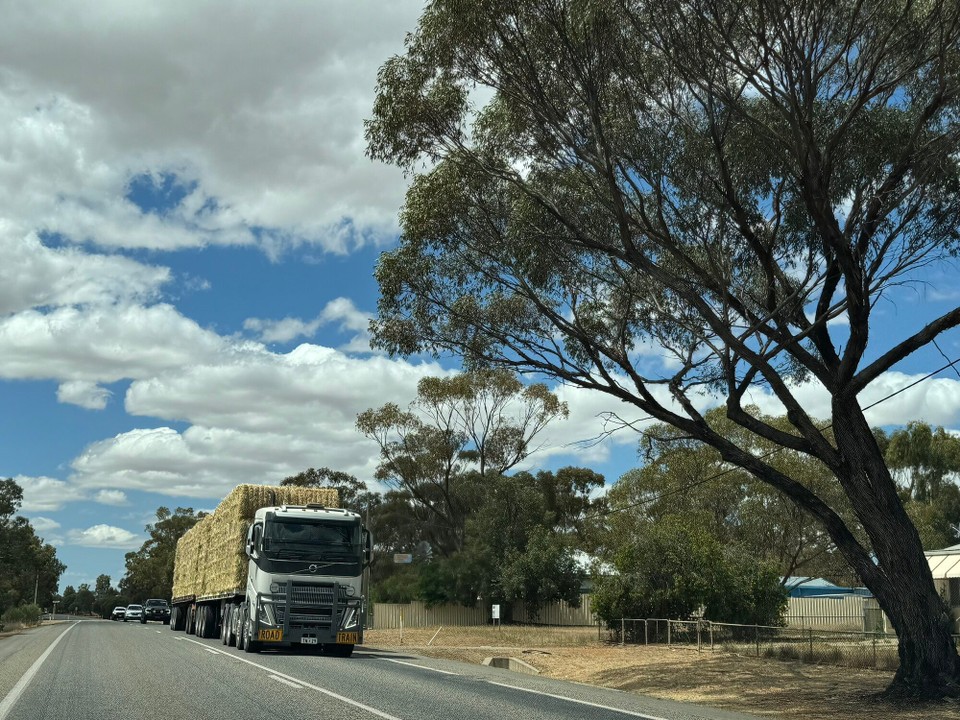 Australien - Kalgoorlie - Gsiat schu speziell us sona Volvo als Road Train. - isch schu nid z glicha😄