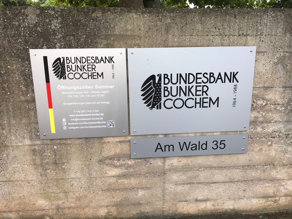Deutschland - Cochem - Besuch des Bundesbank Bunkers. Weitere Fotos leider nicht erlaubt. 