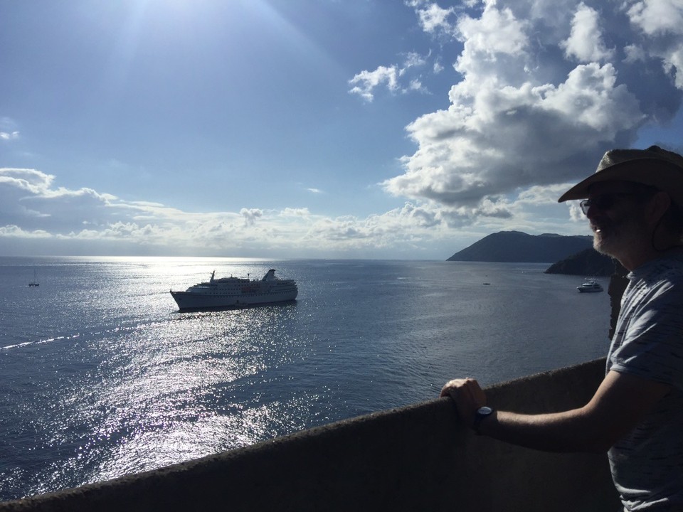  - Italy, Lipari - Our ship in the harbour