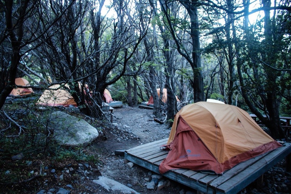 Chile - Torres del Paine - Endlich auf der Campsite angekommen 