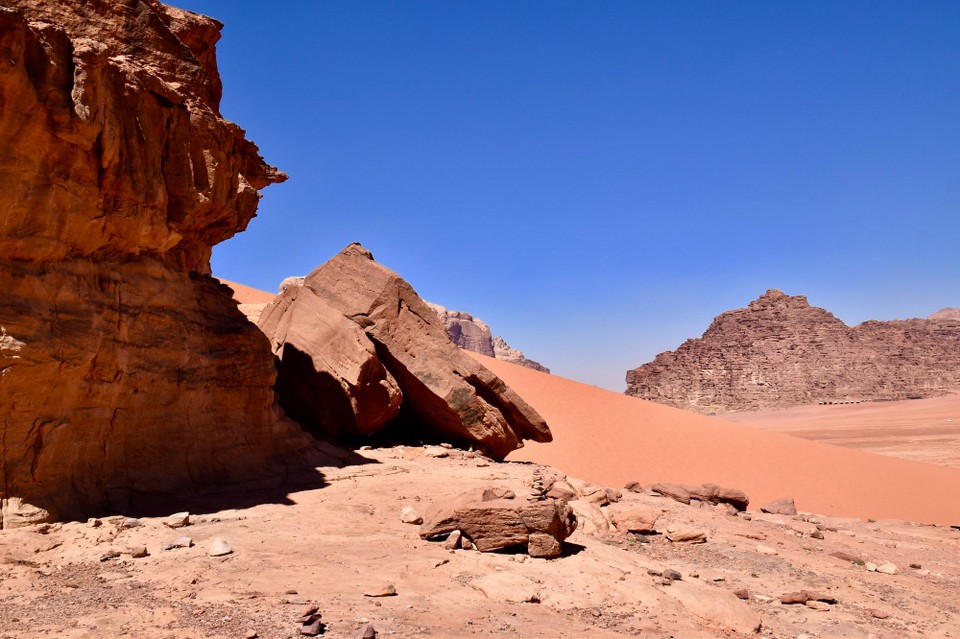 Jordanien - Al-aqabah - Weiter geht es mit dem Jeep, zu den Drehorten des Films „Lawrence von Arabien“