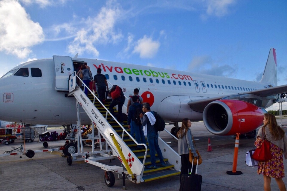 Mexiko - Veracruz - Abflug aus Cancun 
