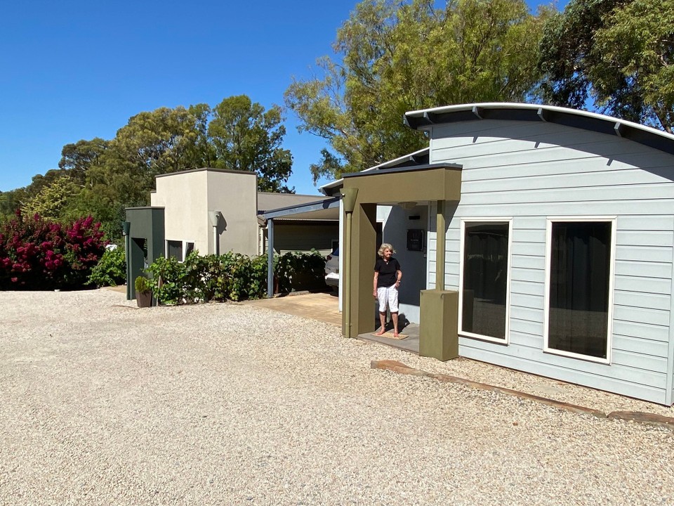 Australien - McLaren Vale - wir fanden hier per Booking Com eine nette Unterkunft.
