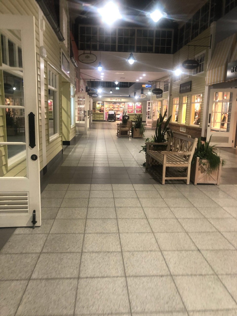 Poland - Gdańsk - From inside the designer outlet