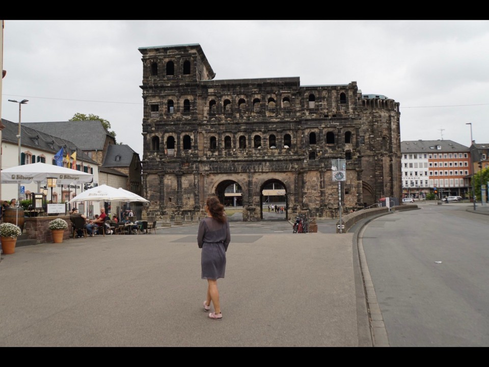 Deutschland - Trier - Porta Nigra - stadtseitig