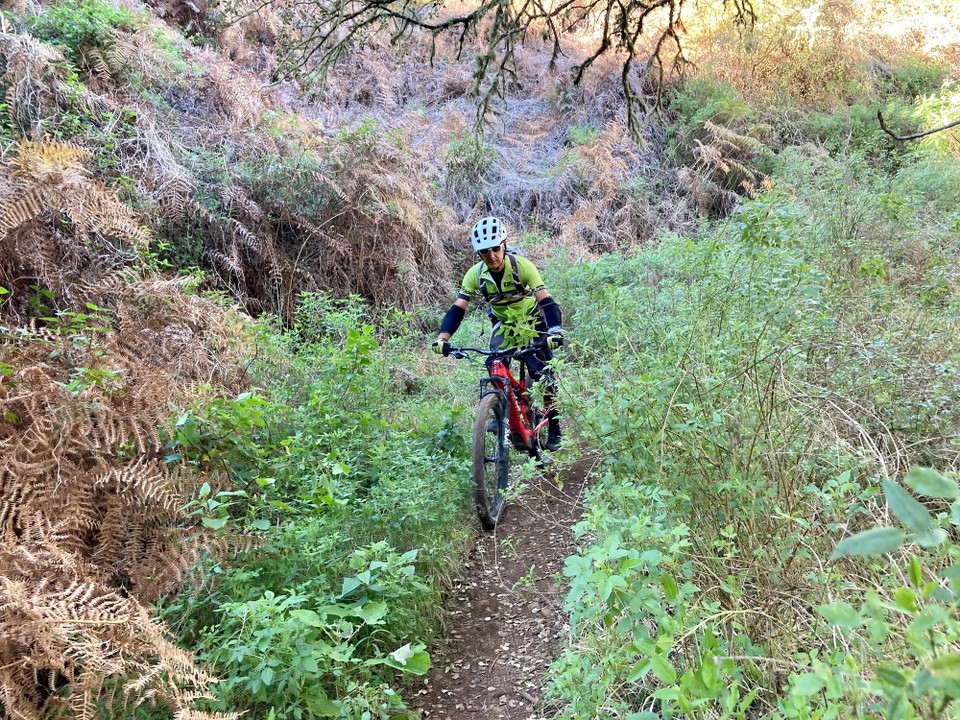 Spanien - Valleseco - Danny mit dem Ebike. Hat den Motor oft ausgeschaltet😂😅💪