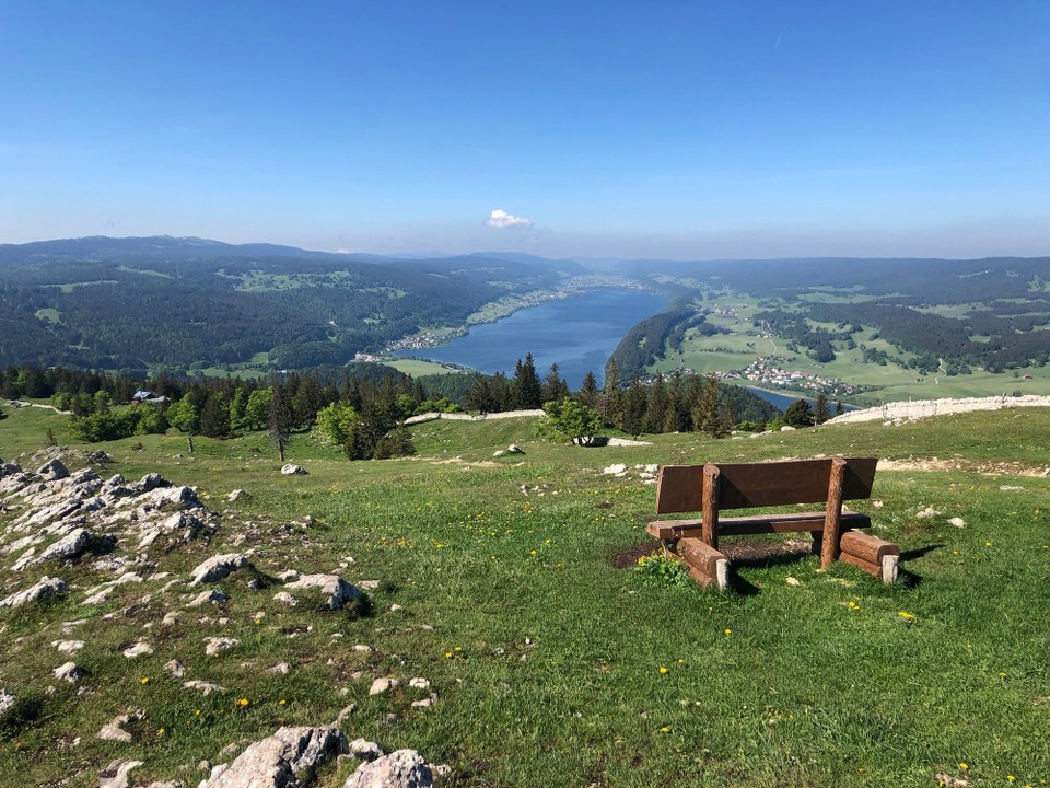 Schweiz - Vallorbe - Wunderbare Aussicht auf den Lac de Joux 