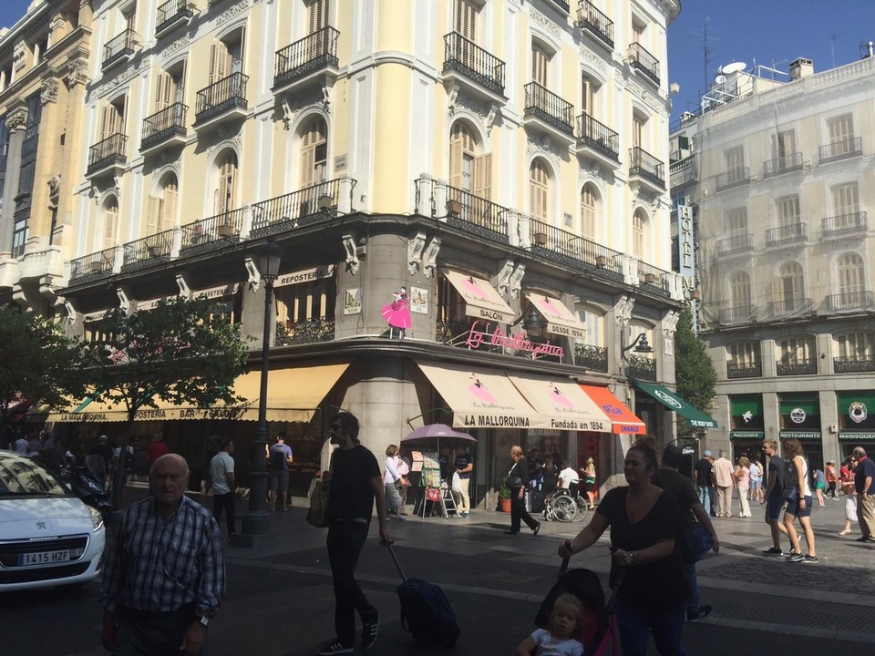 Spain - Madrid - La Mallorquina - oldest pastry shop. Famous for its exquisite cakes and pastries. 