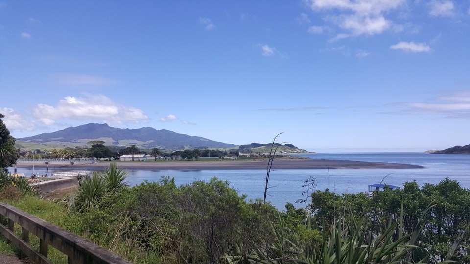 Neuseeland - Tamahere - Der Ausblick vom Hostel aus.