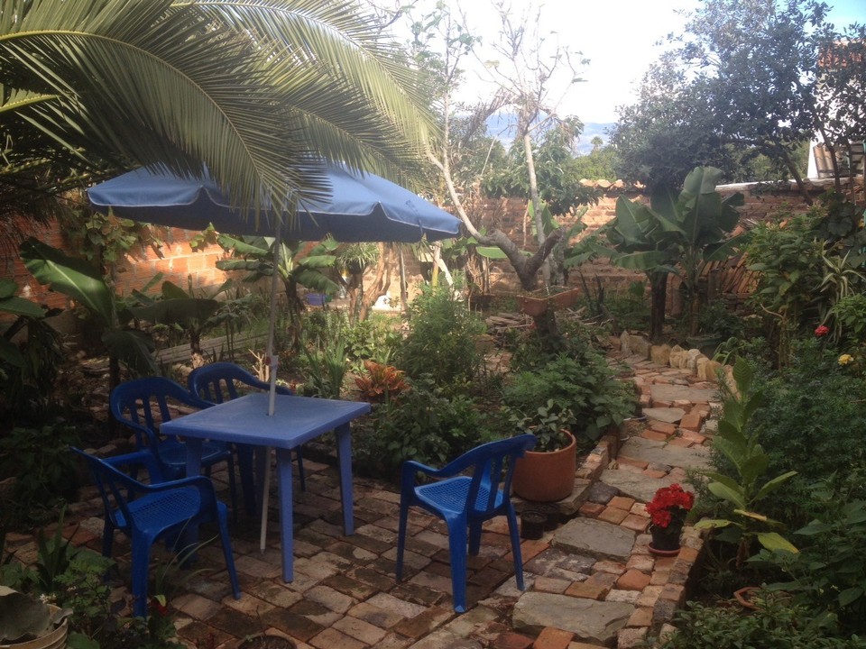 Kolumbien - Villa De Leyva - Unser kleines Gärtle