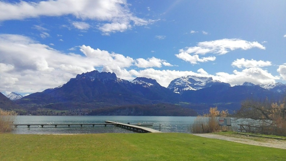 Frankreich - Sévrier - Blick vom Campingplatz Les Rives du Lac