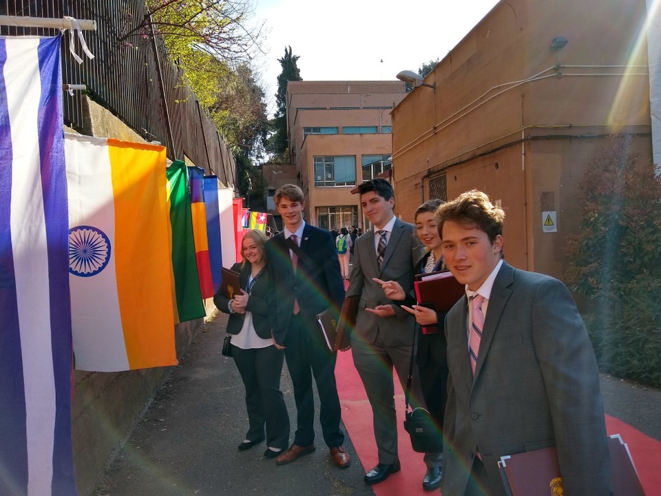 Italy - Rome - The Indian Delegation at RIMUN