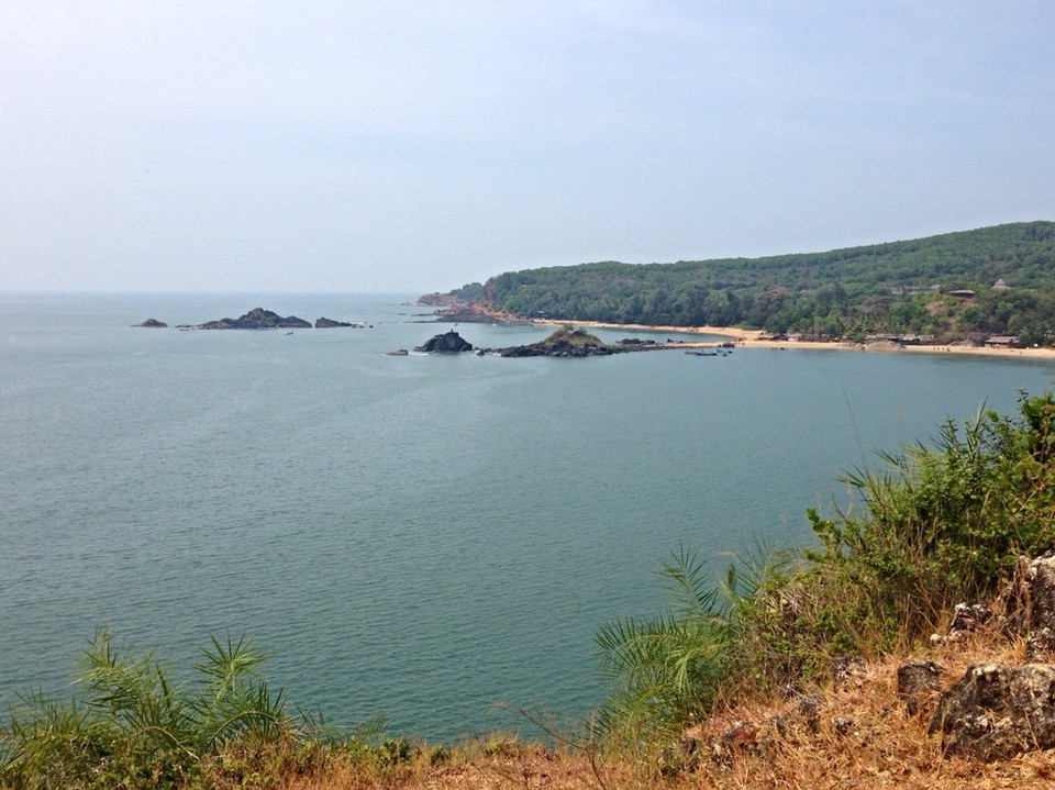 Indien -  - Blick auf OM-Beach