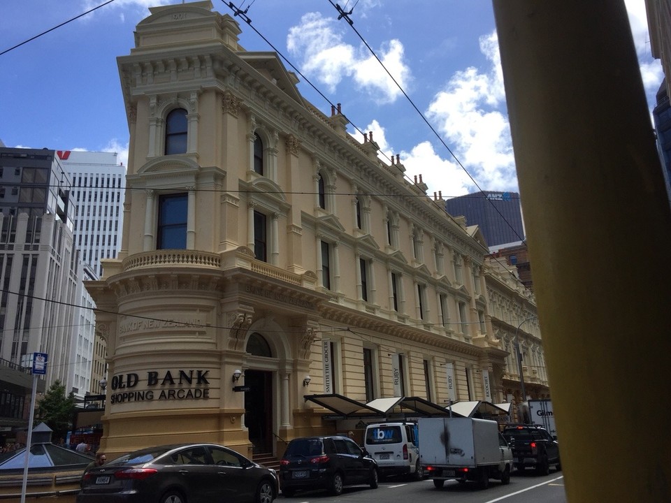 Neuseeland - Wellington - Früher Bank heute Einkaufszentrum 