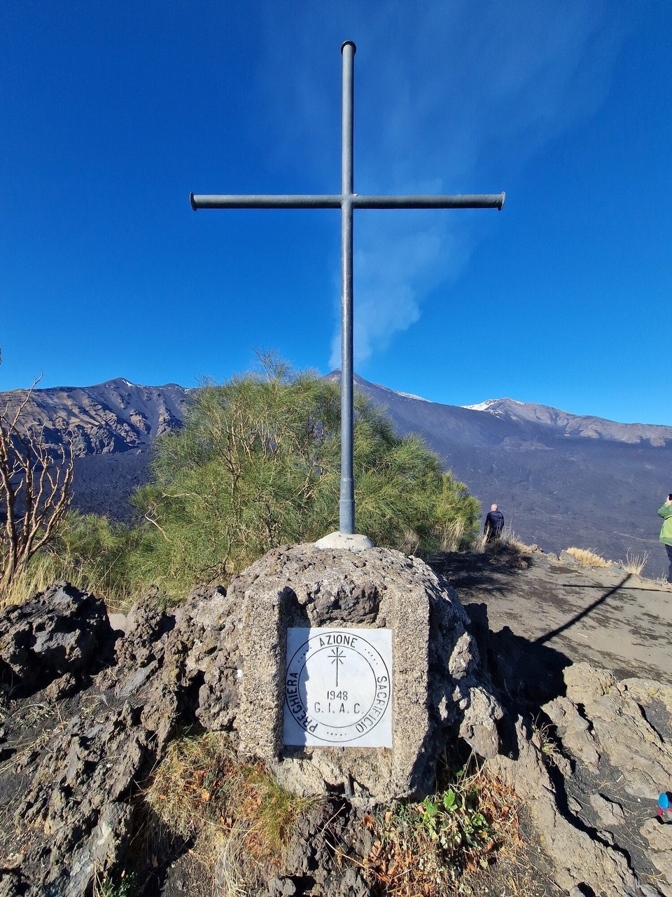 Italien - Zafferana Etnea - oben angekommen